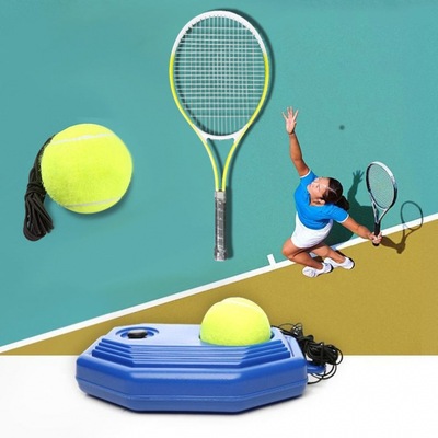 Tennis racket Single Trainer Tennis The racquet springback wear-resisting rubber string High elastic major student
