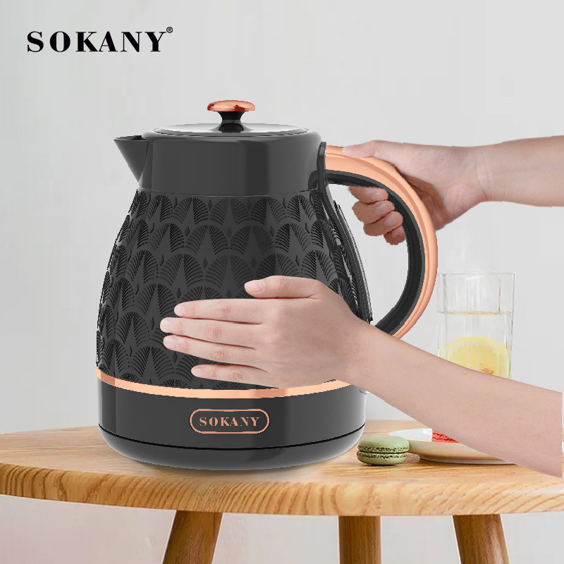 국경 간 대외 무역 SOKANY 가정용 전기 주전자 열 보존 빠른 난방 자동 깨진 전기 주전자