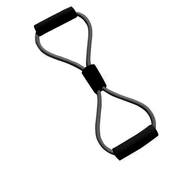 8字のラリーの美背のヨガの訓練の器材の弾力性の管は胸を広げて引きます。|undefined