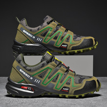 跨境外贸户外男鞋越野跑步鞋所罗门旅游登山鞋徒步鞋透气大码男鞋