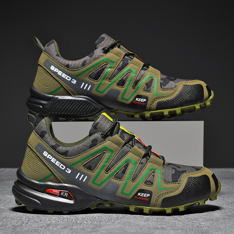 Cross-Border Foreign Trade Outdoor Men's Shoes Cross-Country Running Shoes Solomon Travel Hiking Shoes Hiking Shoes Breathable Large Size Men's Shoes