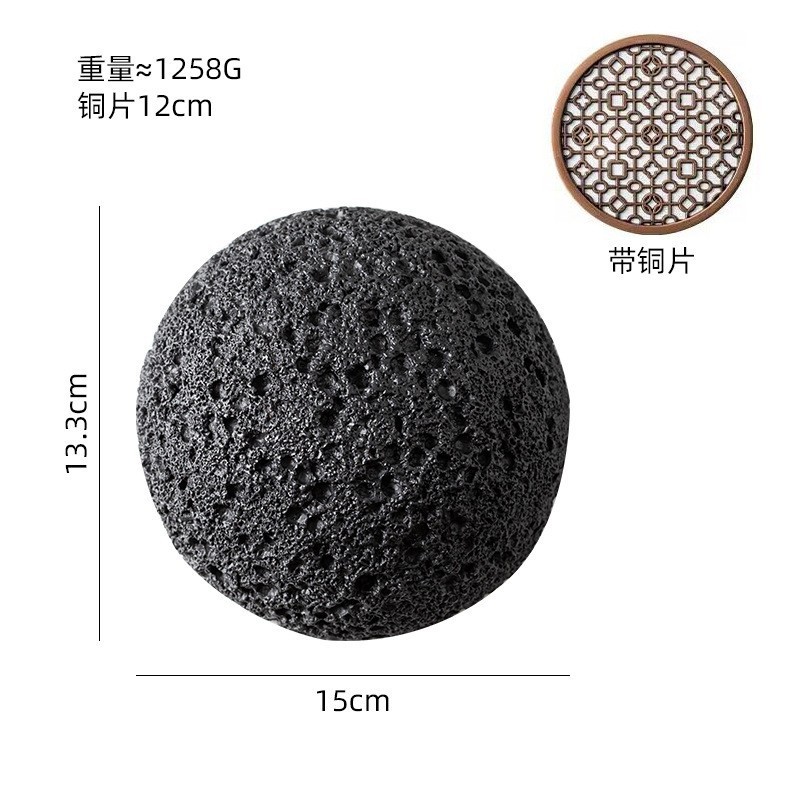 分子料理創意火山石球円形スモーク杯星意境盤食器ホテルはテーブルの上の皿を並べます。|undefined