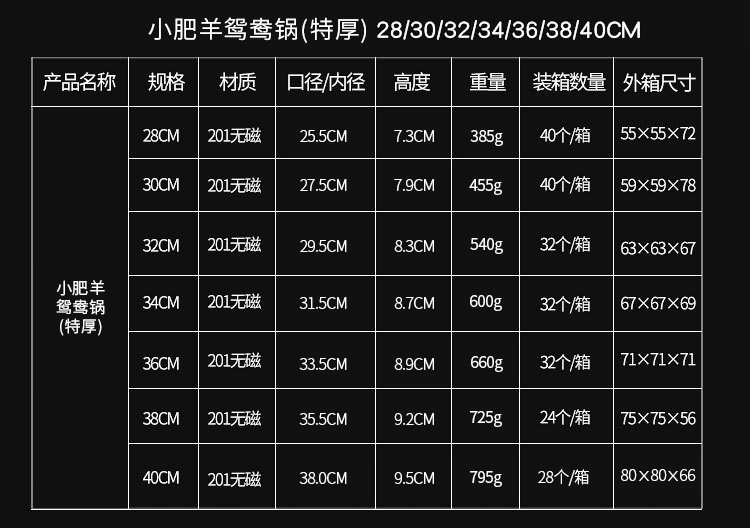 加厚不锈钢火锅盆二味分格子母鸳鸯锅电磁炉清汤锅商用小火锅批发详情29