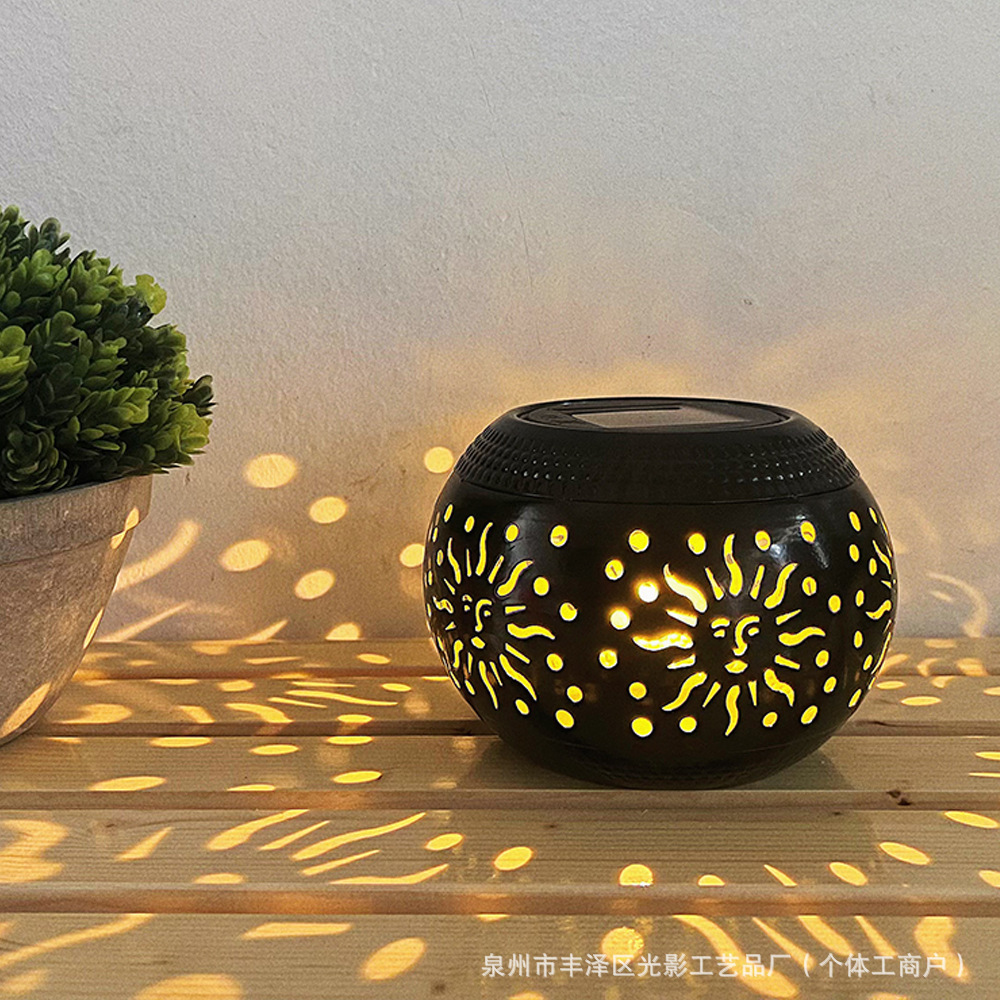 Wholesale Solar Garden Projector Lights Hollow Projection Waterproof…