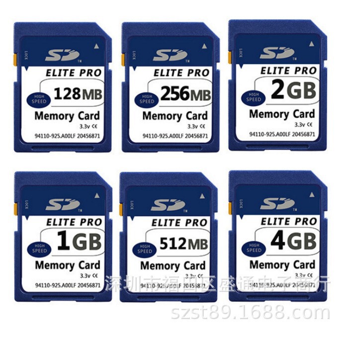 Advertising machine 128MB256MB512MB memory card 1G Car Diagnostic led controller memory card 4GSD card 2G