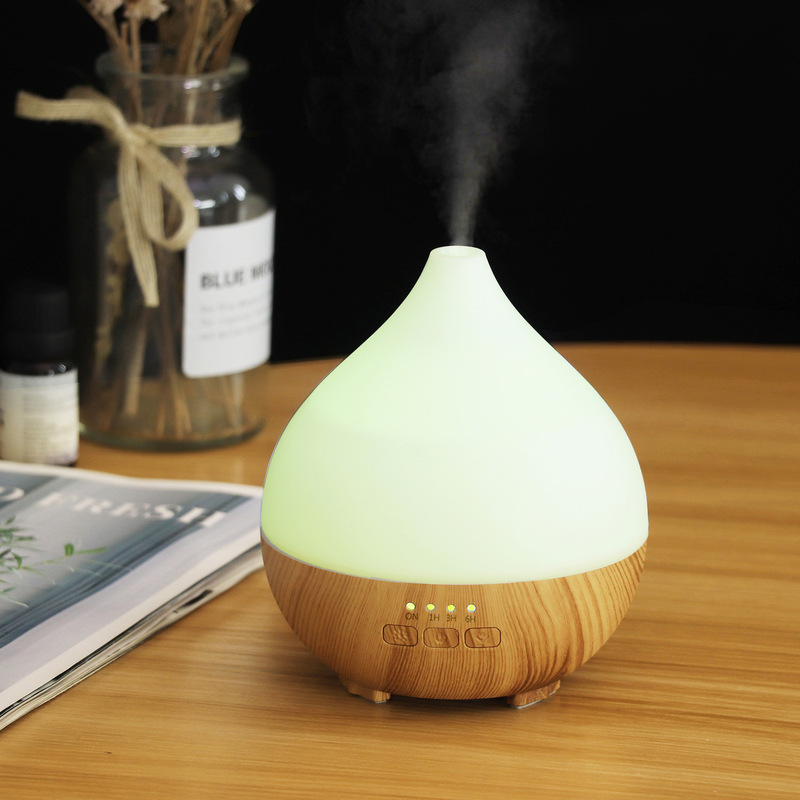 Home Indoor Humidifier Essential Oil Type-C Aroma Diffuser USB Portable 140ml Wood Grain Simple and Affordable Hot-Selling Model