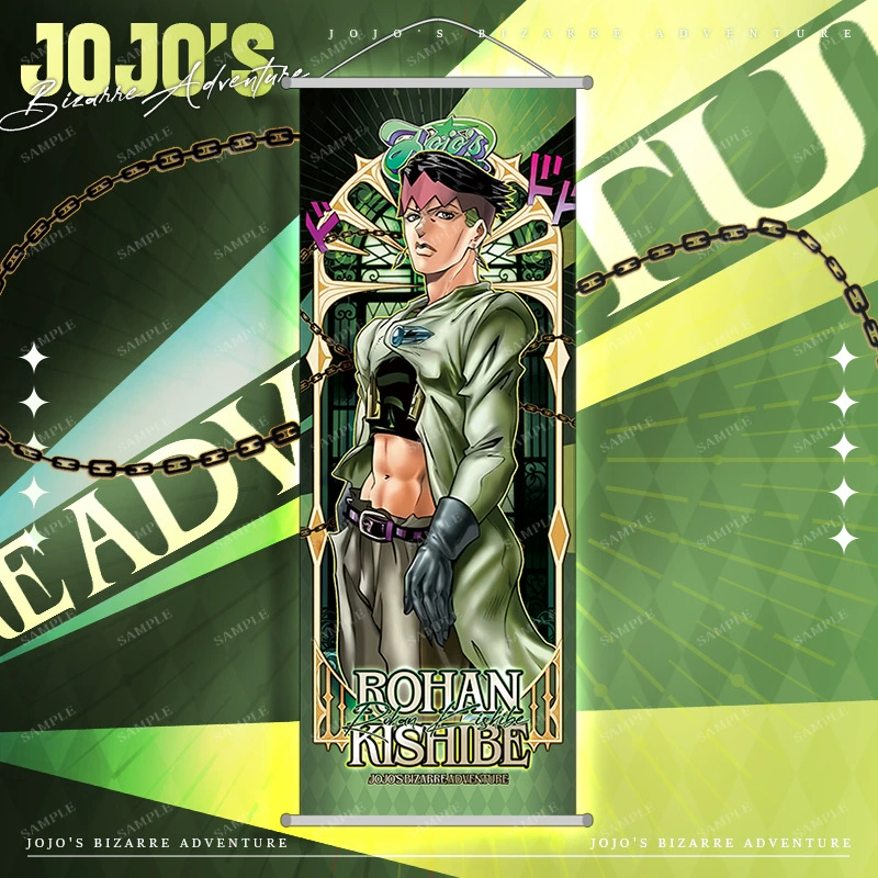 Картина-подвеска JOJO анимация Новый Джотаро Куджо Джобана Брандо подвесная картина постер
