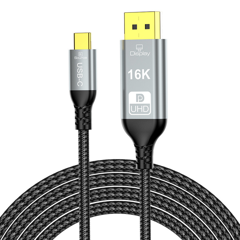 Cross-Border Preferred Usb3.1 to Dp16K60Hz Computer Notebook Typec Connected to Monitor Dp High-Definition Video Cable Cross-Border Preferred Usb3.1 to Dp16K60Hz Computer Notebook Typec Connected to Monitor Dp High-Definition Video Cable