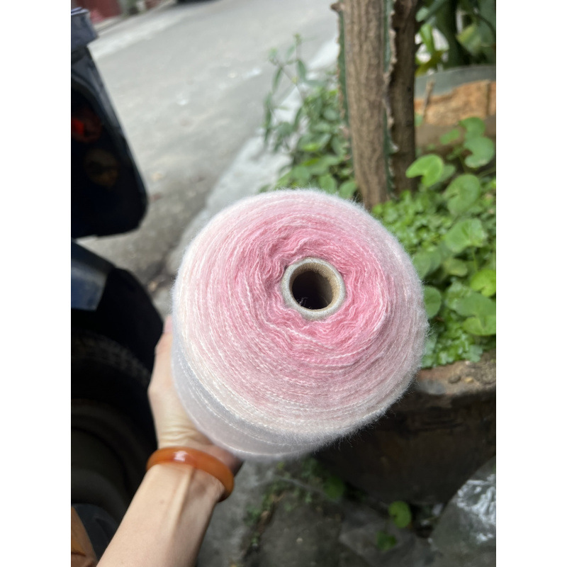 鹿毛绒股手工渐变蛋糕线柔软亲肤披肩围巾毯子毛衣钩织一斤装|undefined