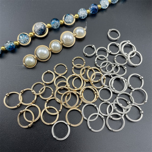 Metal beads with pigtail, accessory handmade, accessories, material
