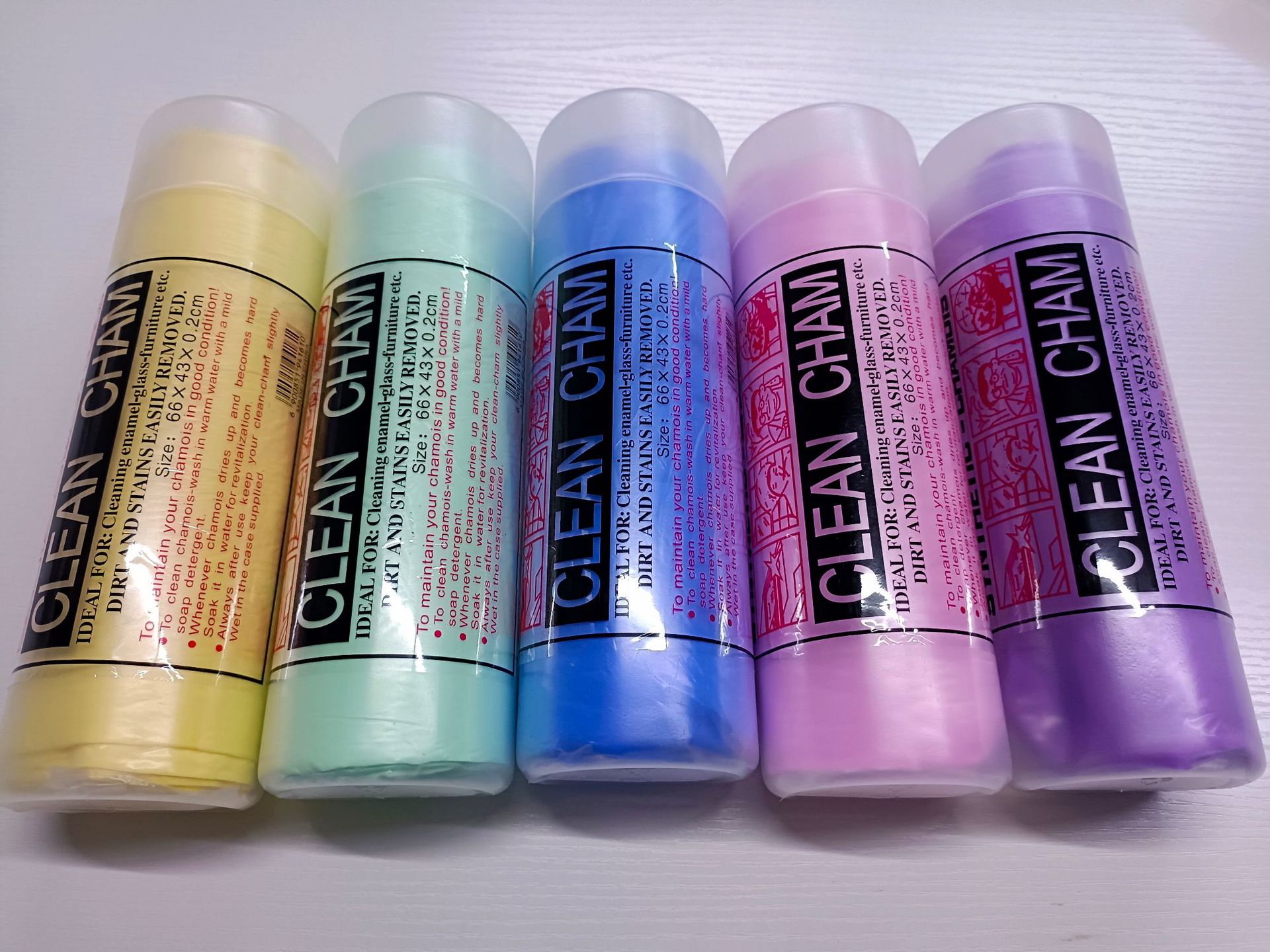 Toalla absorbente para mascotas de PVA de 66*43 cm, toalla de piel de ciervo sintética de secado rápido, toalla absorbente para perros de Amazon, superficie plana azul