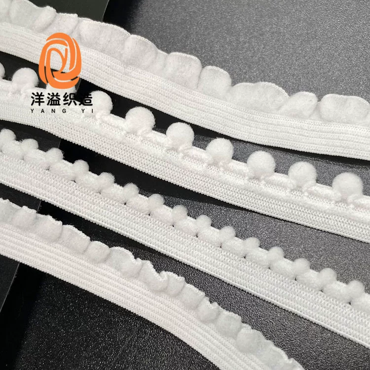 1 см плиссированные односторонние агарические кружева DIY головной убор кружевная резинка тесьма для ванны мяч эластичные аксессуары для одежды