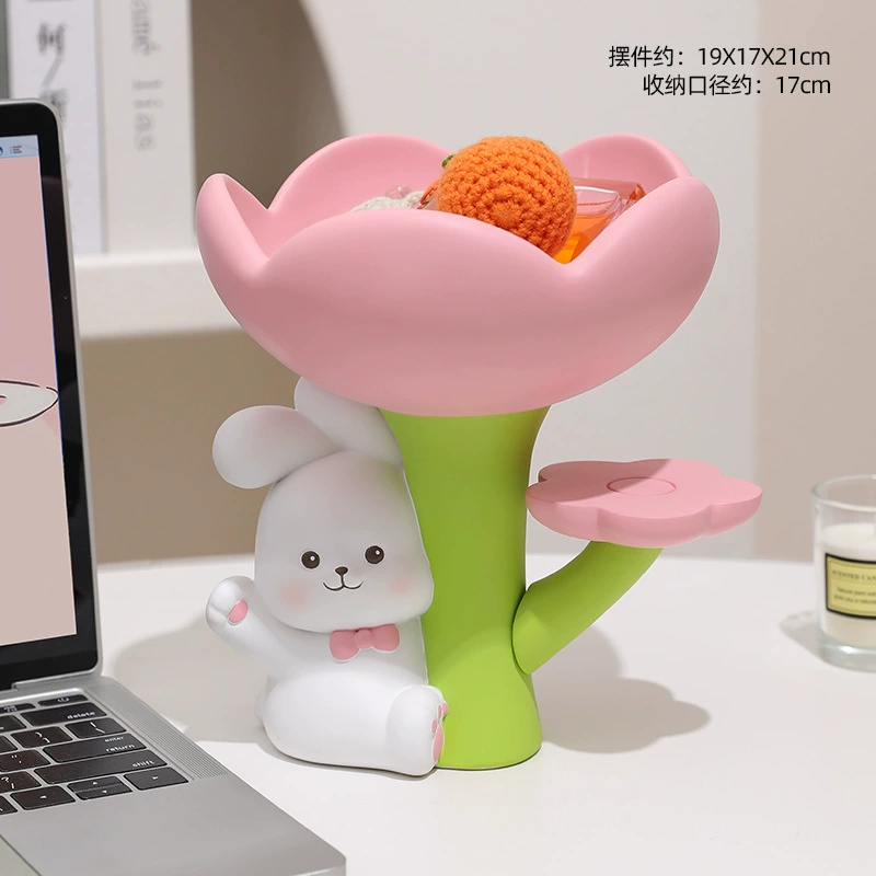 Accessory, cute storage system for keys, rabbit, decorations, Birthday gift
