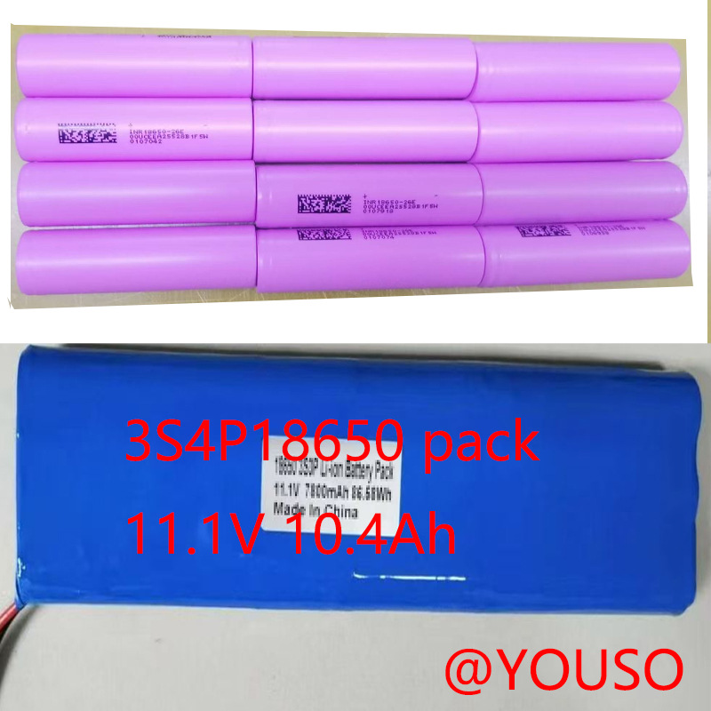 3S4P18650﮵����12V10400mAh﮵����