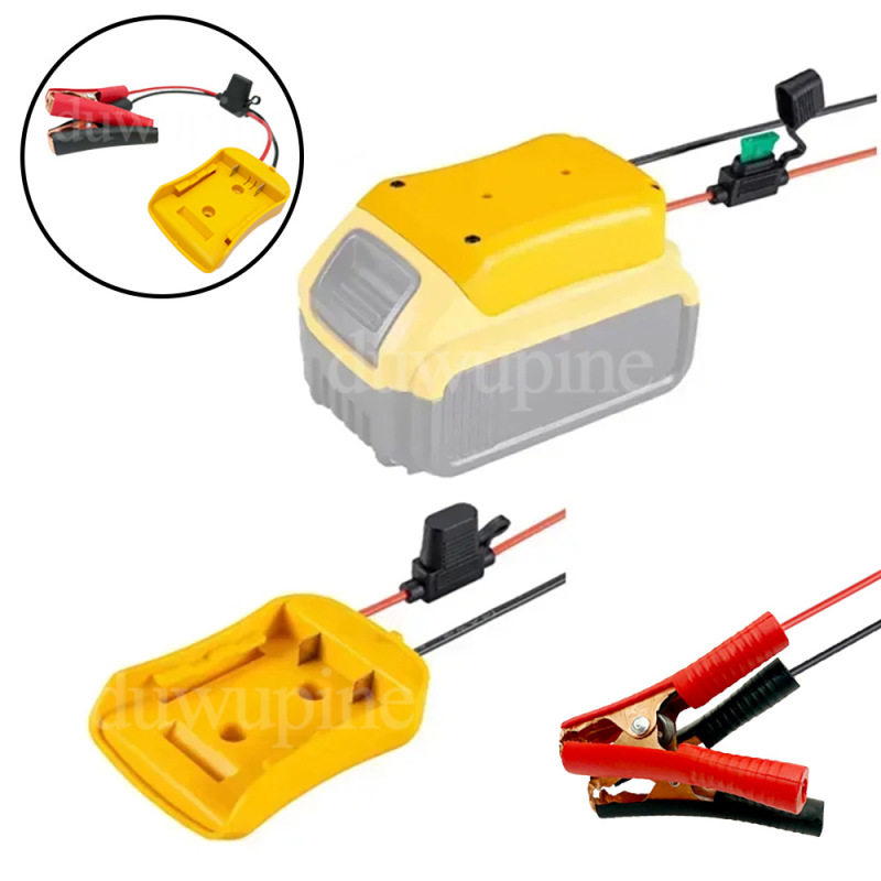 Emergency Power Supply DIY Adapter with Fuse Igniter Suitable for Milotech Makita Dewalt 18/20V Electric Emergency Power Supply DIY Adapter with Fuse Igniter Suitable for Milotech Makita Dewalt 18/20V Electric