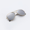 Children's trend metal fashionable glasses solar-powered, sunglasses, wholesale