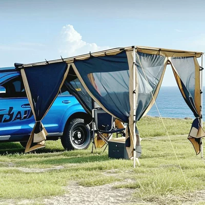 Car Side Tent Fabric: Avtomobil dam çadırları
