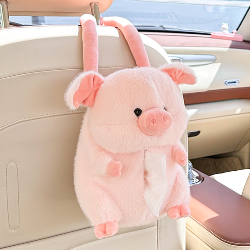 かわいい漫画の車のティッシュボックスぬいぐるみカーシートバックティッシュポンプインターネット有名人の車のティッシュボックス卸売|undefined