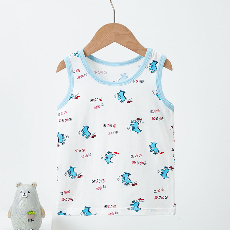 KMH vest-White full dinosaur