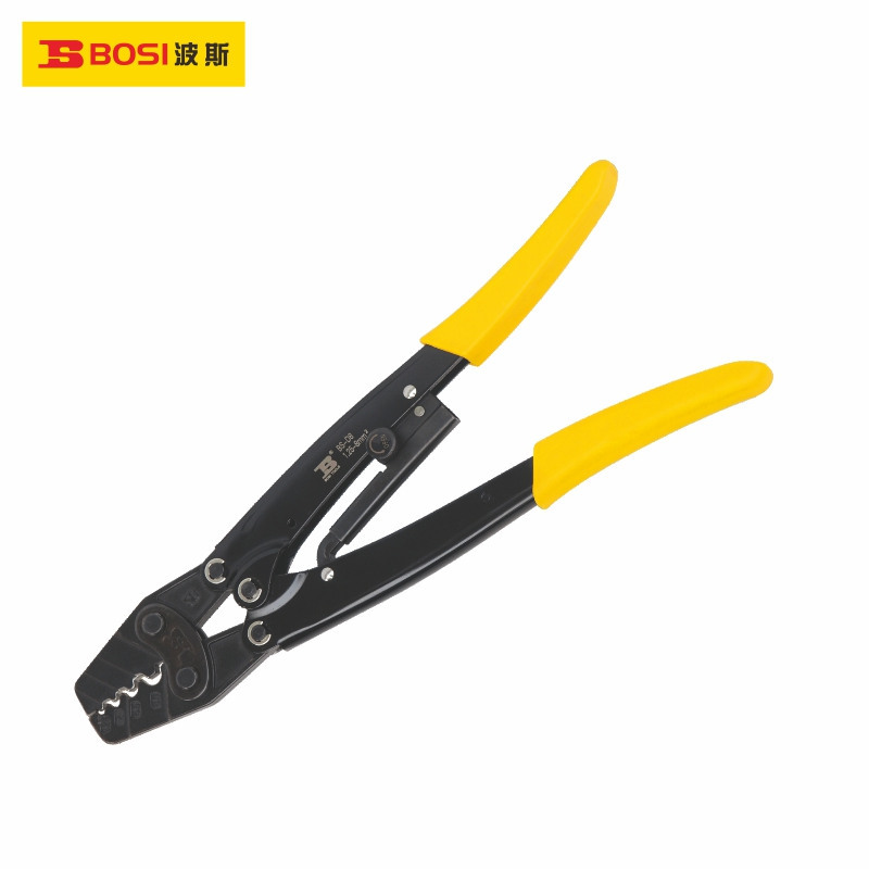 波斯棘轮式端子压接钳裸端子专用1.25-8平方BS433108