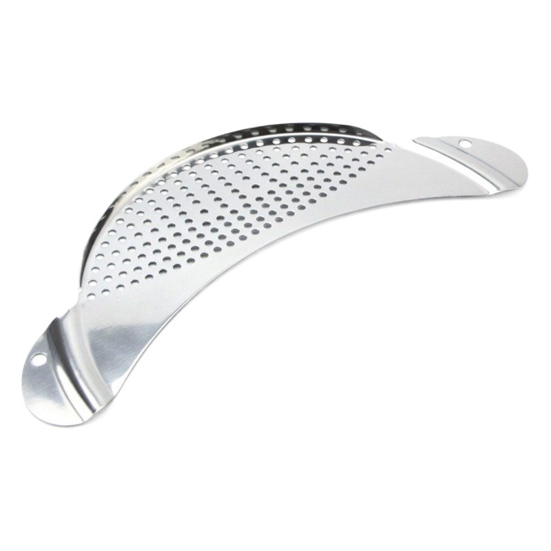 Filtro DE AGUA DE ACERO INOXIDABLE cocina gadget Placa de escoria en forma de luna frutas y verduras lavado deflector escurridor transfronterizo al por mayor