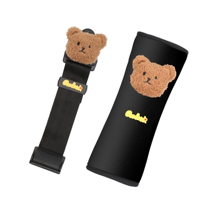 Seat belt shoulder pad – Shoulder Pad Protective Cover - curry-bear-fixer-shoulder-pad