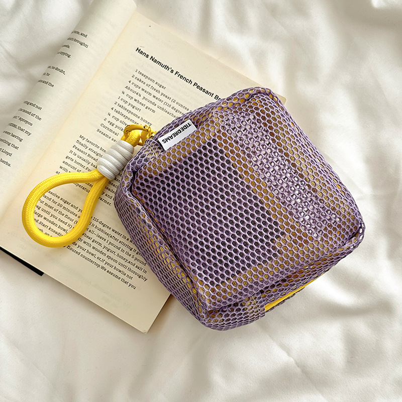 新しい高品質メッシュジッパーバッグイン化粧品収納袋旅行ポータブルトイレタリー化粧品袋|undefined