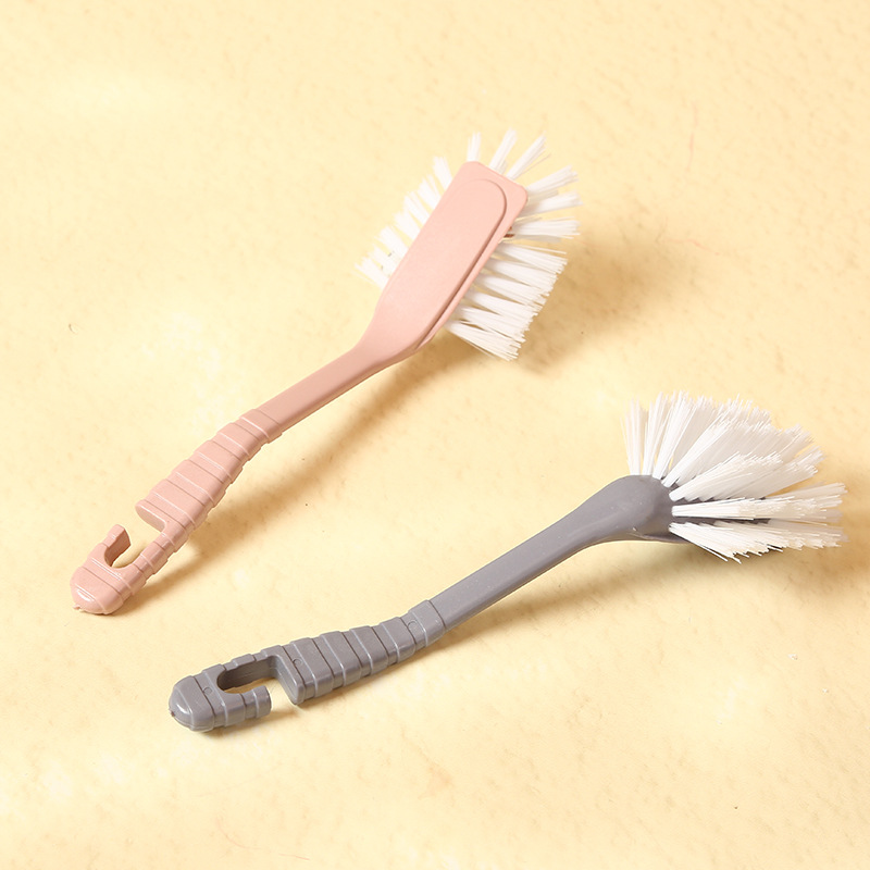 厨房长柄网球洗锅刷餐具清洁刷多用清洗碗碟刷清洁刷纯色简约刷子