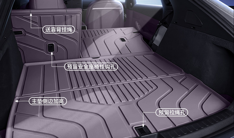 Suitable for Shangjie Z7/Z7T trunk mat TPE26 model car interior modification accessories, foot mat, and trunk-specific products