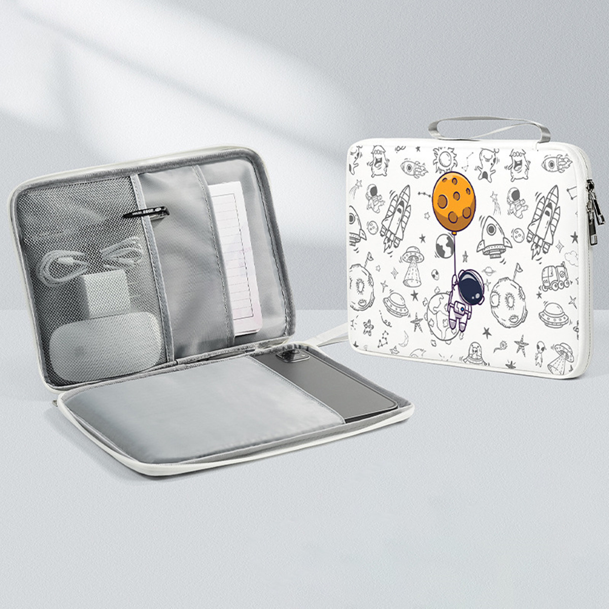 Tablet Cosmetics Bag Suitable for Apple iPad 11-Inch 12.9 Handbag Pad Computer 10inch Tablet Cosmetics Bag