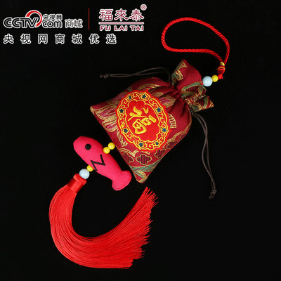 创意民族风刺绣福字香袋挂件 年年有余流苏配饰汽车挂饰批发