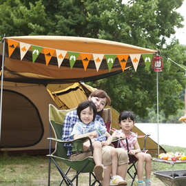 亚马逊户外露营三角旗帐篷旗帜野营派对氛围装饰挂旗节日旗
