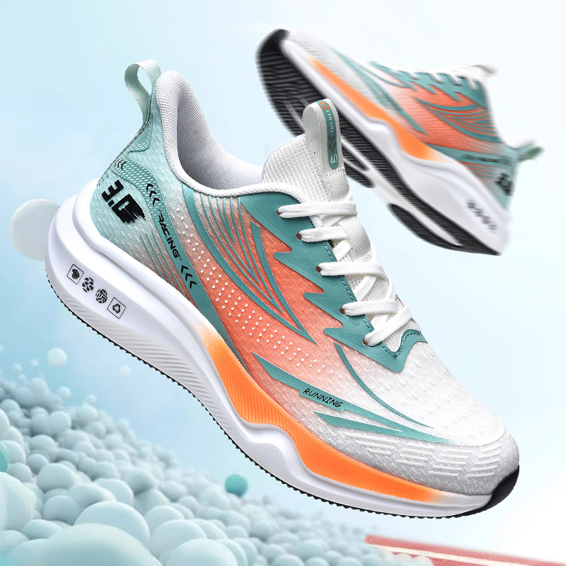 Shock-absorbing summer ultra light breathable running sneakers for…