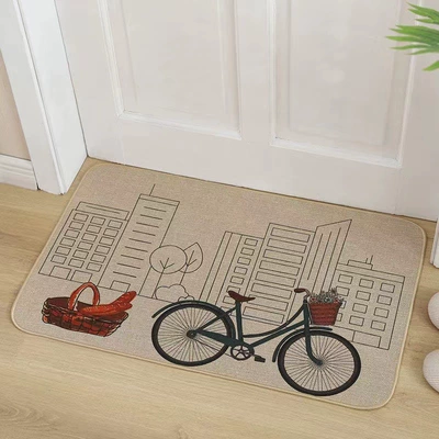 Floor Mats Wholesale, Avtomobil döşəmə paspasları - retro-bicycle-3040cm