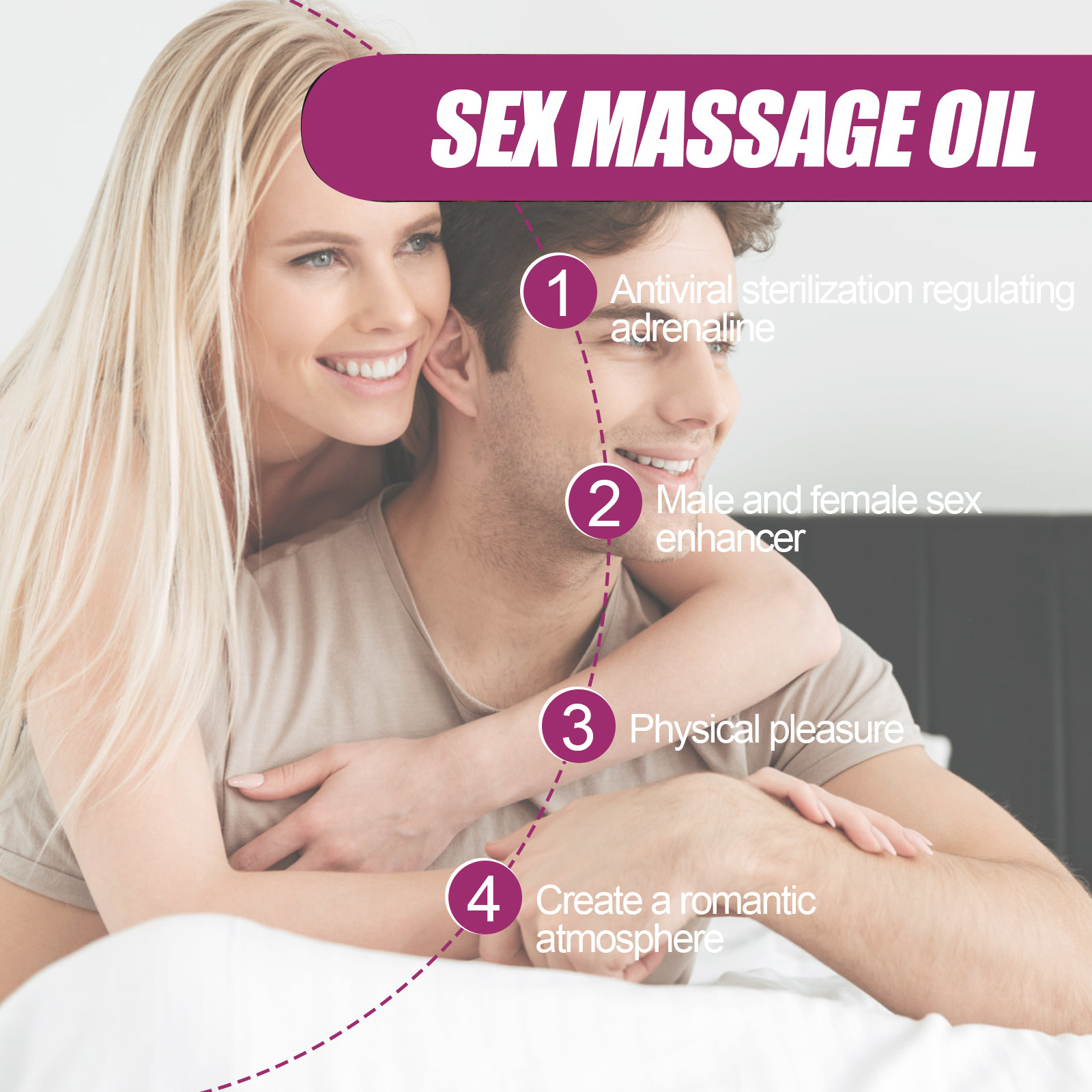 Lavender Jasmine Massage Oil with Vitamin E 30ml for Relaxation and Skincare