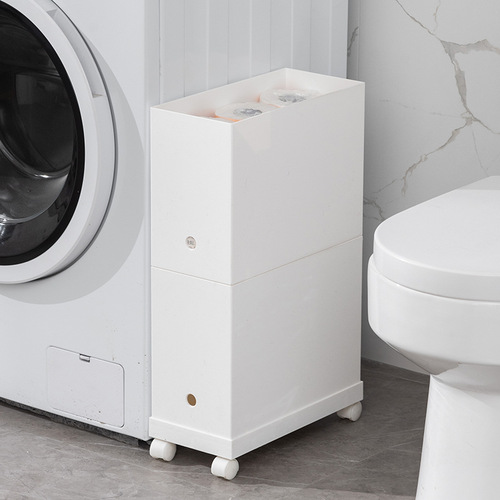 Japanese classic office A4 file storage box home living room balcony cabinet with lid pulley storage box