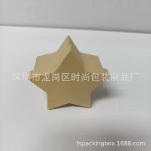 Коробки с пятиконечной звездой из крафт-бумаги по индивидуальному заказу разных размеров, милые маленькие коробки с пятиконечной звездой, различные коробки специальной формы