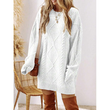 H 17735 Cable Knit Sweater Dress �黨�y��ë���B��ȹ�羳