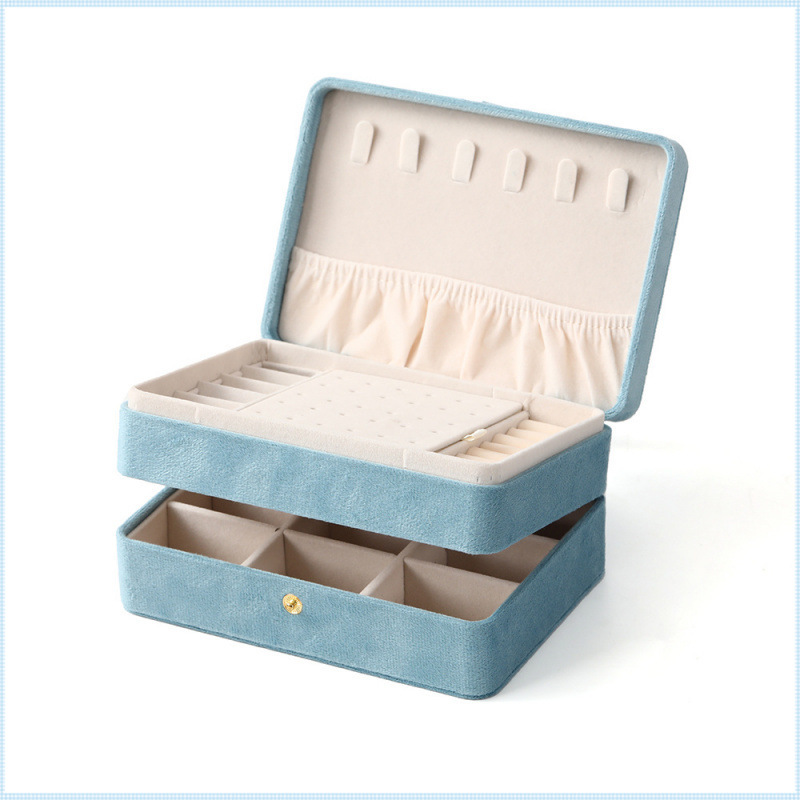 벨벳 더블 레이어 블루