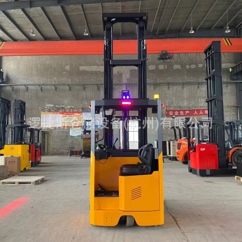 全电动双伸位前移式叉车1.6吨锂电池座驾式堆垛车升高9.5m叉车