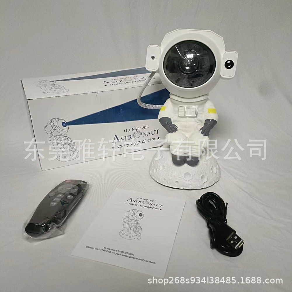 Transfronterizo de audio Bluetooth astronauta cielo estrellado lámpara de proyección Cielo estrellado control remoto atmósfera luz nocturna astronauta luz láser