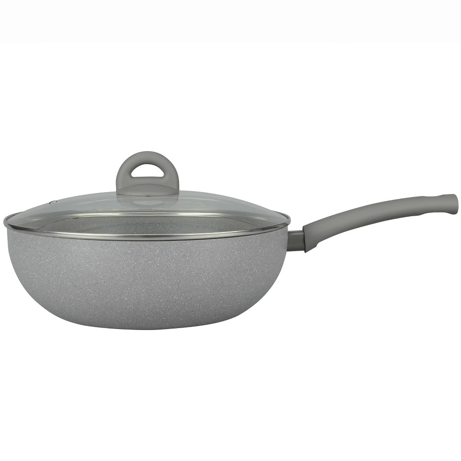 Yipinhong Luz de lujo de cuatro piezas de piedra maifan pequeño humo antiadherente olla de sopa olla sartén regalo olla traje transfronterizo