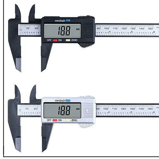 Электронный цифровой дисплей Высокая точность пластиковый штангенциркуль