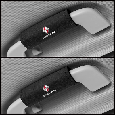 car door handle protective cover: Sürətlər qutusu və əl tormozu başlıqları - baowo-black-a-pair-of-suede-pull-gloves