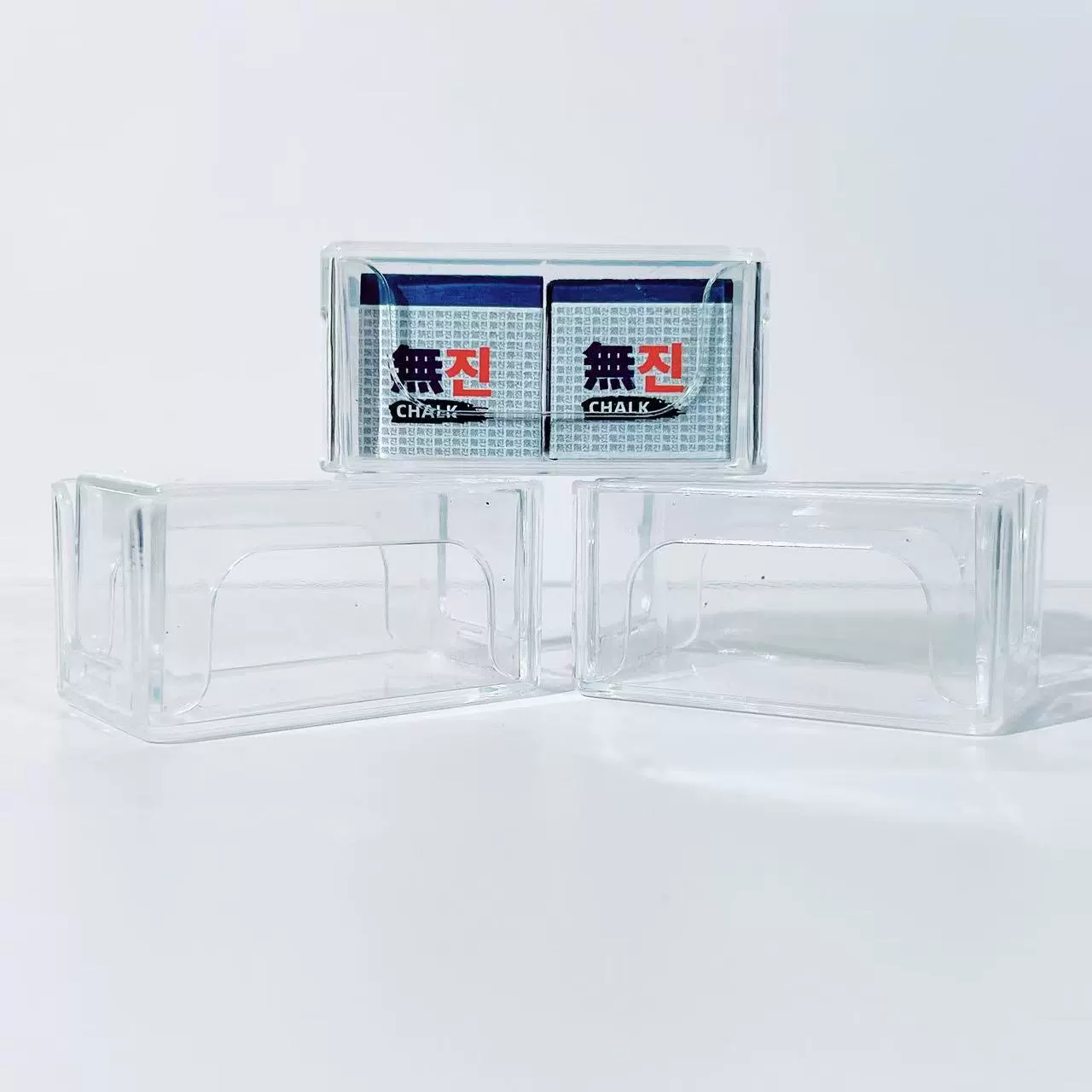 Ящик для хранения шоколадного порошка для бильярда, влагостойкий ящик, прозрачный пластиковый акриловый средний ящик для порошка для бильярда, снукера, восьмиканальный