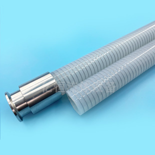 Transparent steel wire tube food grade silicone steel wire hose high temperature resistant liquid beverage conveyor belt steel wire silicone tube