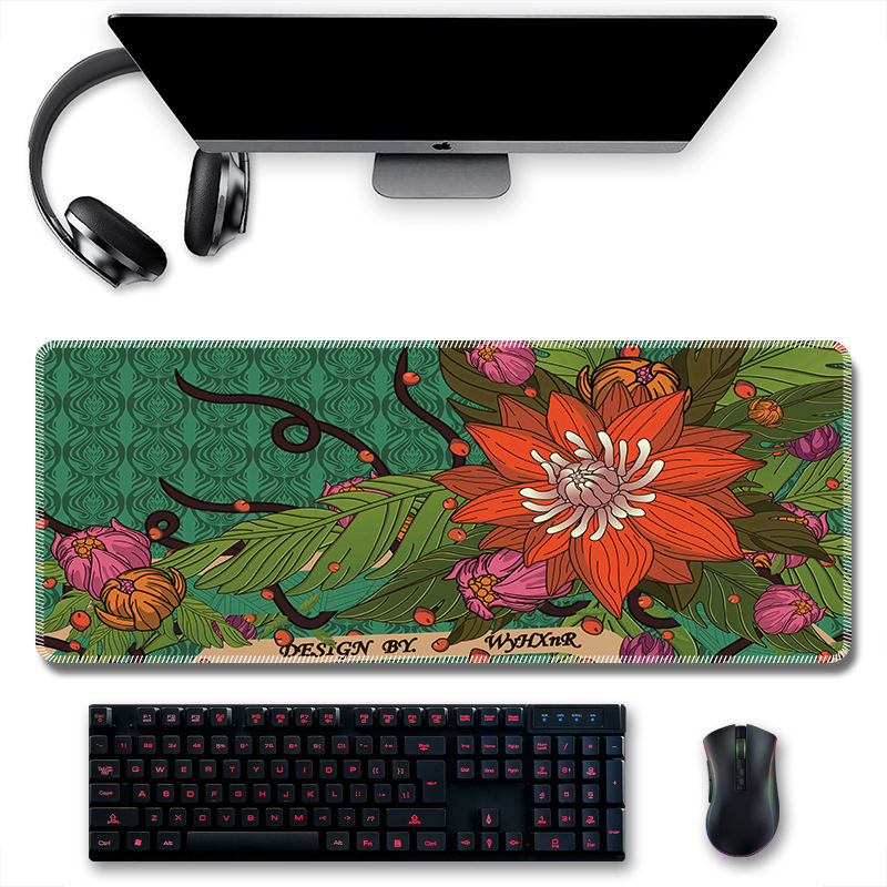 Alfombrilla de Ratón Grande US Dollar Heat Map, Borde Antideslizante, Engrosada