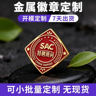 金属徽章定制logo烤漆珐琅企业纪念胸章勋章浮雕校徽司徽奖章定做