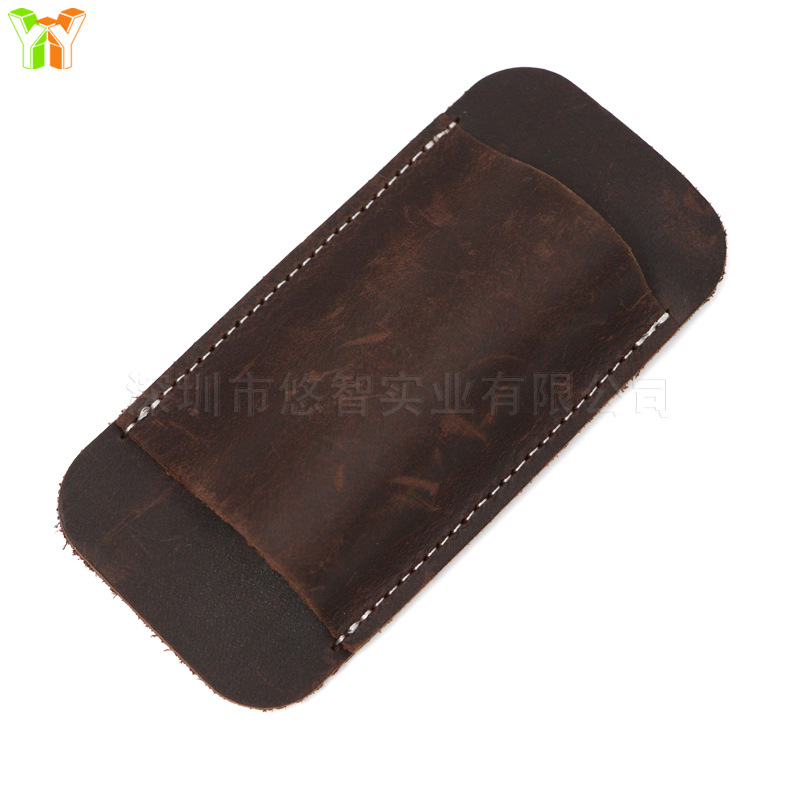 다크 다크 브라운 가죽