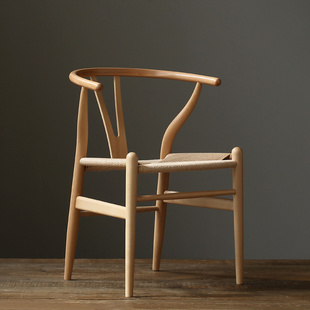 W6 Zen Small Tea Chair Solid Wood Casual Chair Paint-free Log Color Solid Wood Tea Chair Modern Chinese Tea Chair Combination
